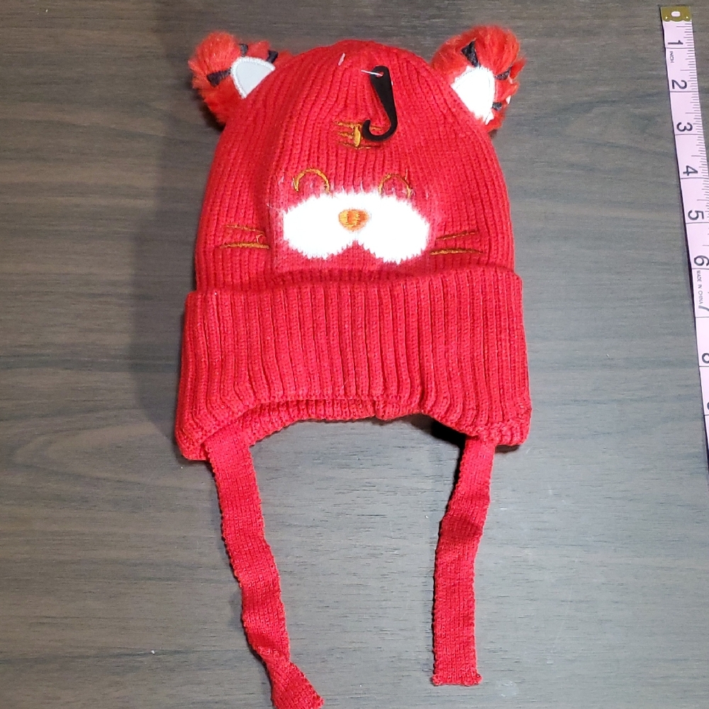 Red Fox Ear Kids Hat